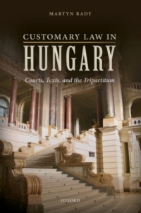 Omslagafbeelding: Customary Law in Hungary 9780198743910