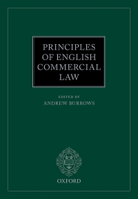 Imagen de portada: Principles of English Commercial Law 9780191063282