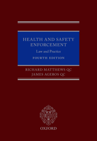 Cover image: Health and Safety Enforcement 4th edition 9780199687404