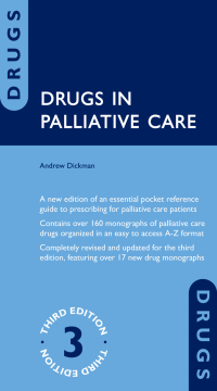 Cover image: Drugs in Palliative Care 3rd edition 9780198746409