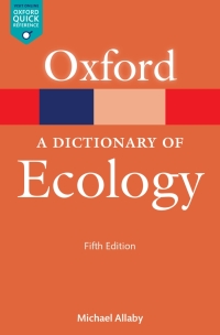 Cover image: A Dictionary of Ecology 5th edition