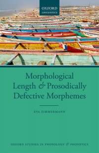 Cover image: Morphological Length and Prosodically Defective Morphemes 9780198747321