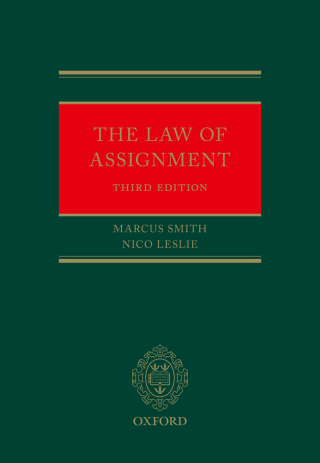 Cover image: The Law of Assignment 3rd edition 9780198748434