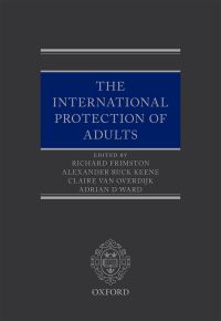 Cover image: International Protection of Adults 1st edition 9780198727255