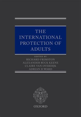 Cover image: International Protection of Adults 1st edition 9780198727255