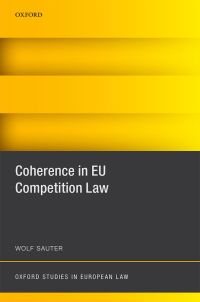 Imagen de portada: Coherence in EU Competition Law 9780198749158