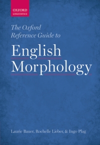 Titelbild: The Oxford Reference Guide to English Morphology 9780199579266