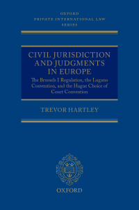 Cover image: Civil Jurisdiction and Judgments in Europe 9780191067785