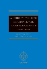 Omslagafbeelding: A Guide to the ICDR International Arbitration Rules 2nd edition 9780198729020