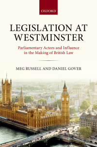 صورة الغلاف: Legislation at Westminster 9780198753827