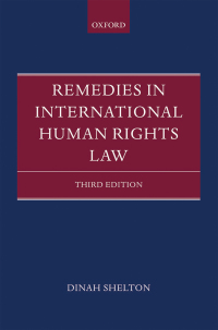 Cover image: Remedies in International Human Rights Law 3rd edition 9780191068751