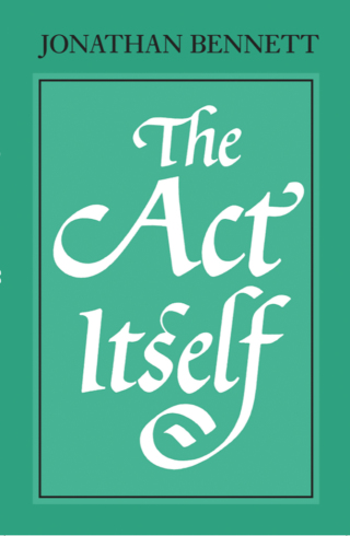 Imagen de portada: The Act Itself 9780191518942