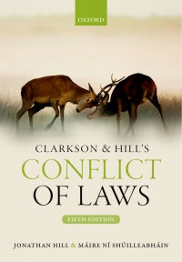 Imagen de portada: Clarkson & Hill's Conflict of Laws 5th edition 9780198732297