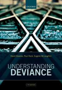 Cover image: Understanding Deviance 7th edition 9780198747345