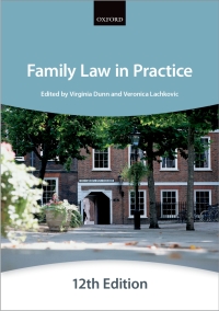 Imagen de portada: Family Law in Practice 12th edition 9780198754749