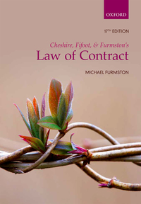 Imagen de portada: Cheshire, Fifoot, and Furmston's Law of Contract 17th edition 9780191070624