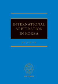 Titelbild: International Arbitration in Korea 9780198755432