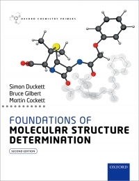 Cover image: Foundations of Molecular Structure Determination 2nd edition 9780199689446