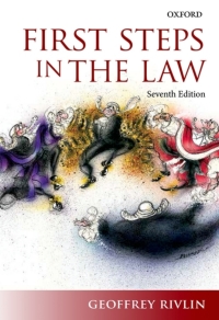 Cover image: First Steps in the Law 7th edition 9780198735892