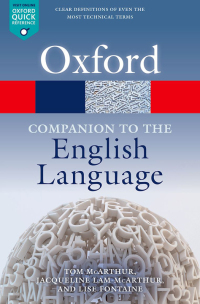 Immagine di copertina: Oxford Companion to the English Language 2nd edition 9780199661282