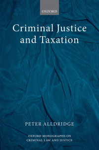 Imagen de portada: Criminal Justice and Taxation 9780198755838