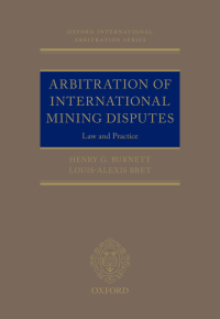 Cover image: Arbitration of International Mining Disputes 9780198757641