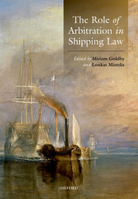 Omslagafbeelding: The Role of Arbitration in Shipping Law 1st edition 9780198757948