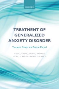 Cover image: Treatment of generalized anxiety disorder 1st edition 9780198758846