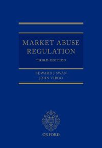 Cover image: Market Abuse Regulation 3rd edition 9780191077074