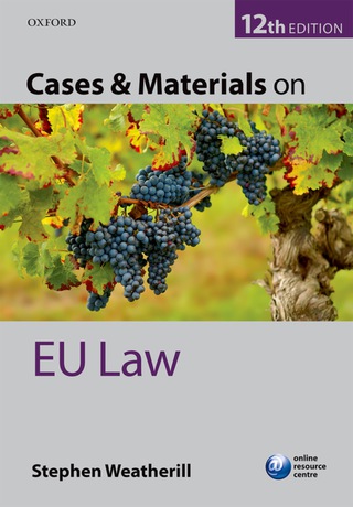 Cover image: Cases & Materials on EU Law 12th edition 9780198748809