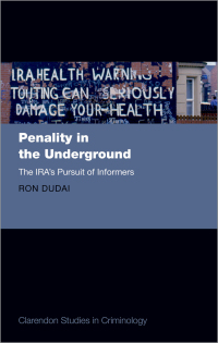 Immagine di copertina: Penality in the Underground 9780198759409