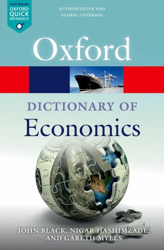 Cover image: A Dictionary of Economics 5th edition 9780191819940