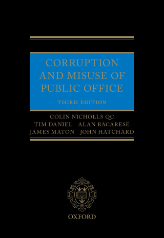 Imagen de portada: Corruption and Misuse of Public Office 3rd edition 9780198735434