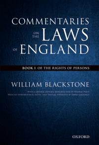 Immagine di copertina: Commentaries on the Laws of England 9780191077586