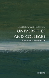 Imagen de portada: Universities and Colleges: A Very Short Introduction 9780198766131