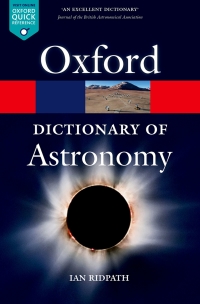 Imagen de portada: A Dictionary of Astronomy 2nd edition 9780199609055