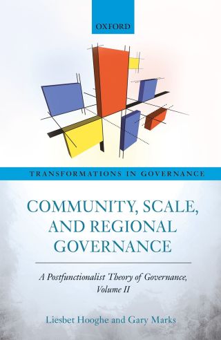 Omslagafbeelding: Community, Scale, and Regional Governance 9780191079597