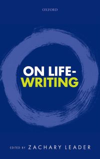 Cover image: On Life-Writing 1st edition 9780198704065