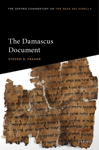Imagen de portada: The Damascus Document 9780198734338