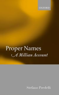 Imagen de portada: Proper Names 9780191083983