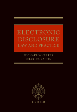 Imagen de portada: Electronic Disclosure 9780191084522