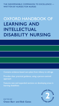 Cover image: Oxford Handbook of Learning and Intellectual Disability Nursing 2nd edition 9780198782872