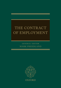 Cover image: The Contract of Employment 1st edition 9780198783169