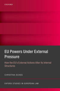 Cover image: EU Powers Under External Pressure 9780198785545