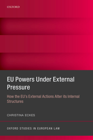 表紙画像: EU Powers Under External Pressure 9780198785545
