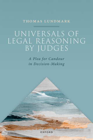Cover image: Universals in Legal Reasoning by Judges 1st edition 9780198785675