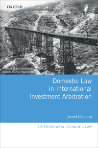 Cover image: Domestic Law in International Investment Arbitration 9780198785736