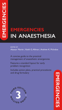 Cover image: Emergencies in Anaesthesia 3rd edition 9780198758143