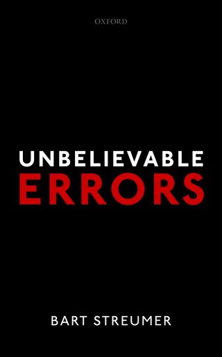 Cover image: Unbelievable Errors 9780198785897