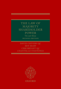 Titelbild: The Law of Majority Shareholder Power 2nd edition 9780198786320